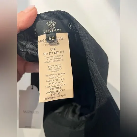 Versace ~ Authentic Adjustable Baseball Cap - Picture 4 of 7